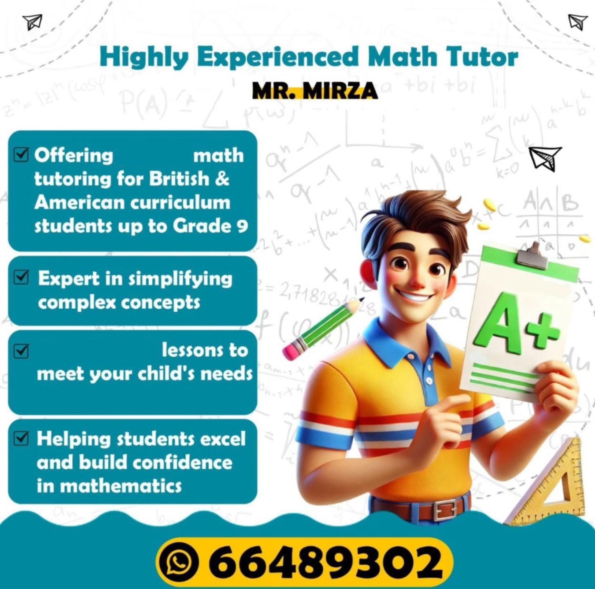 Highly Experienced Math Teacher