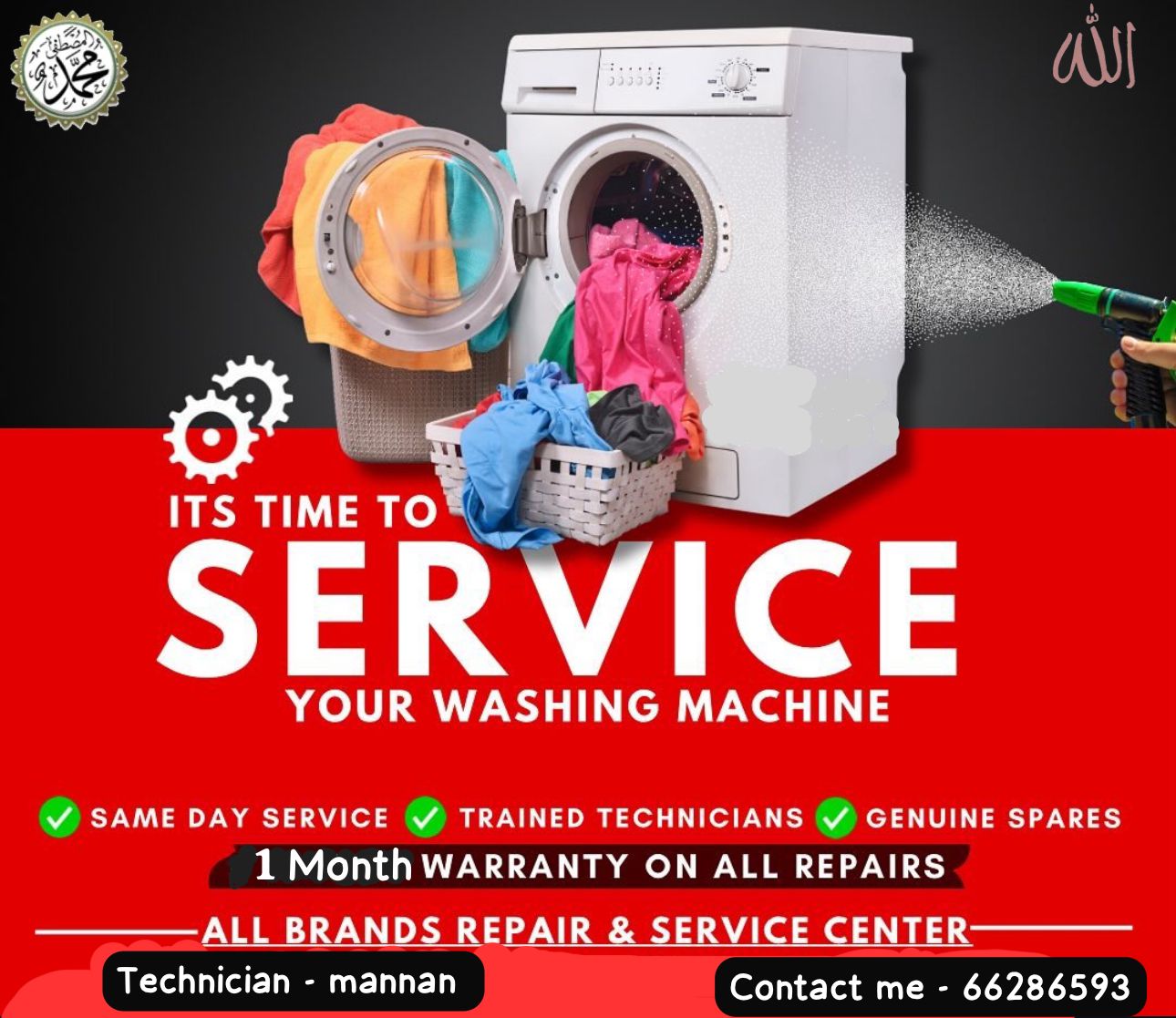 Washing, dryers  machine repair