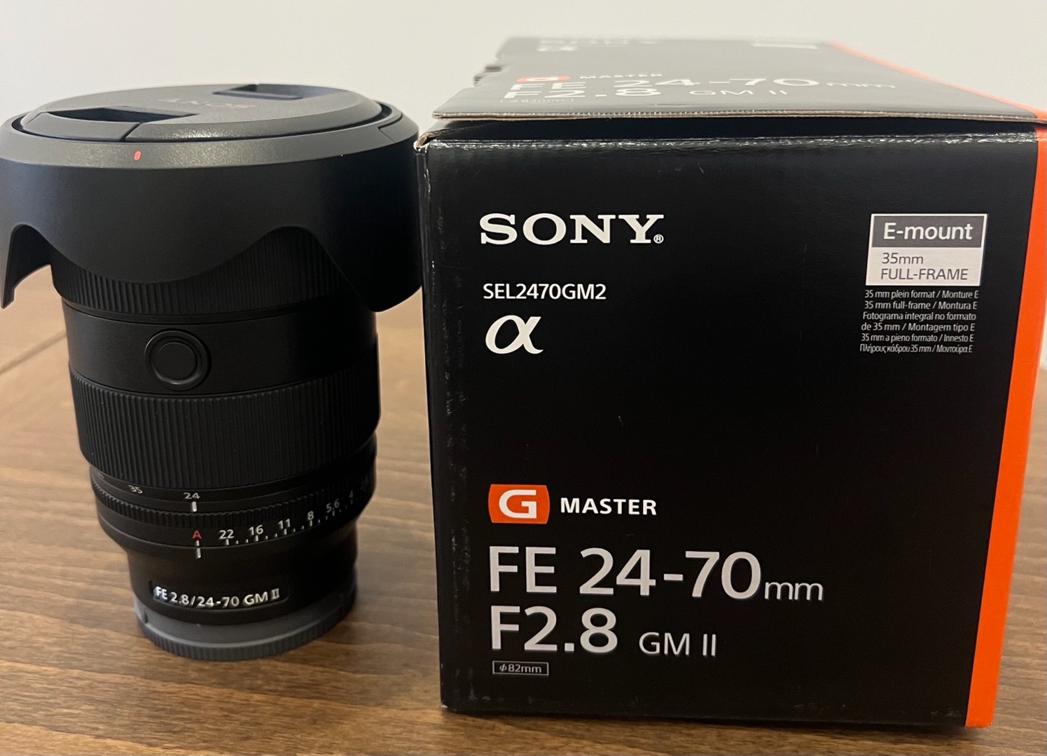 lens sony FE 24-70mm F2.8 GMII