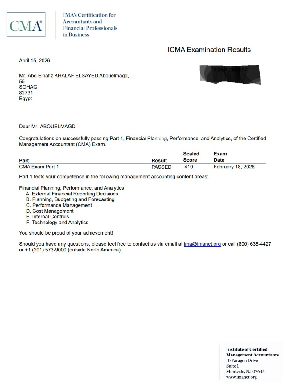 Accountant, CMA
