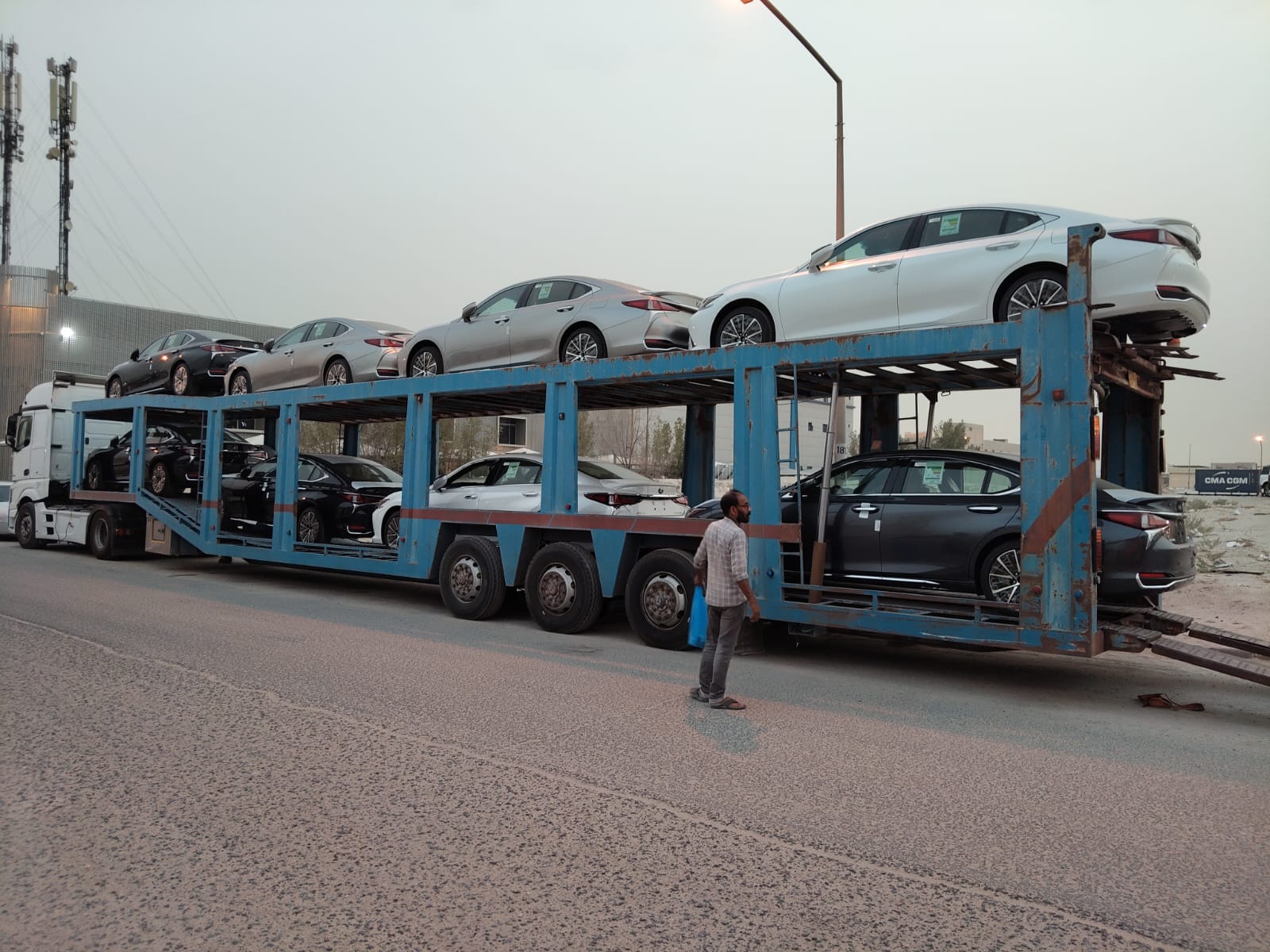 شركة شمس الخليج لشحن السيارات