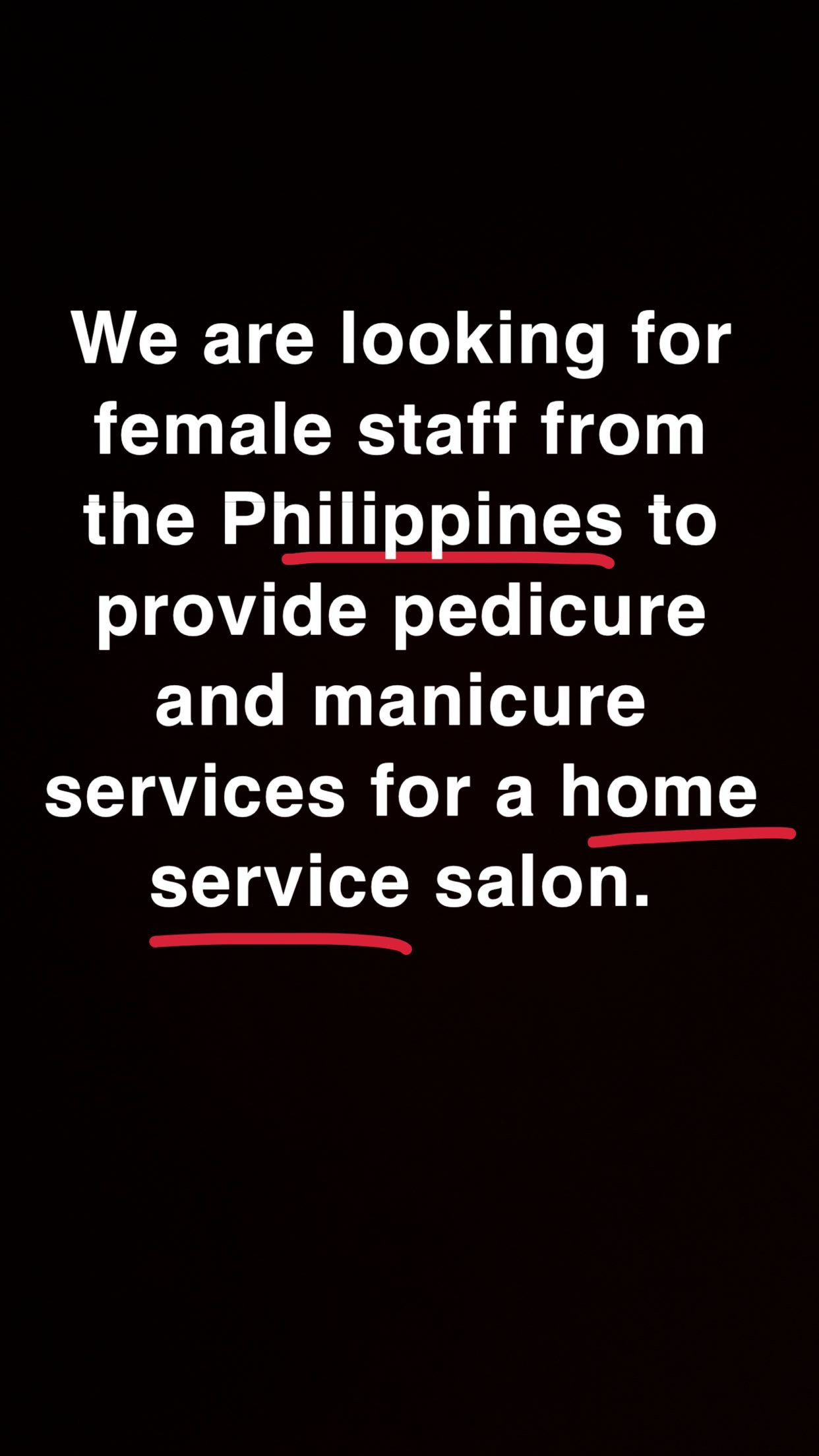 home service salon Women