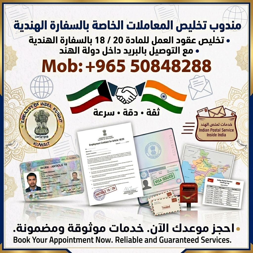 مندوب   الخاصة بالسفارة الهندية