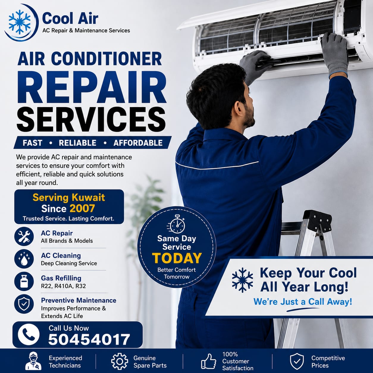 AC CENTRAL & SPLIT AC INSTALL AND MAINTENANCE