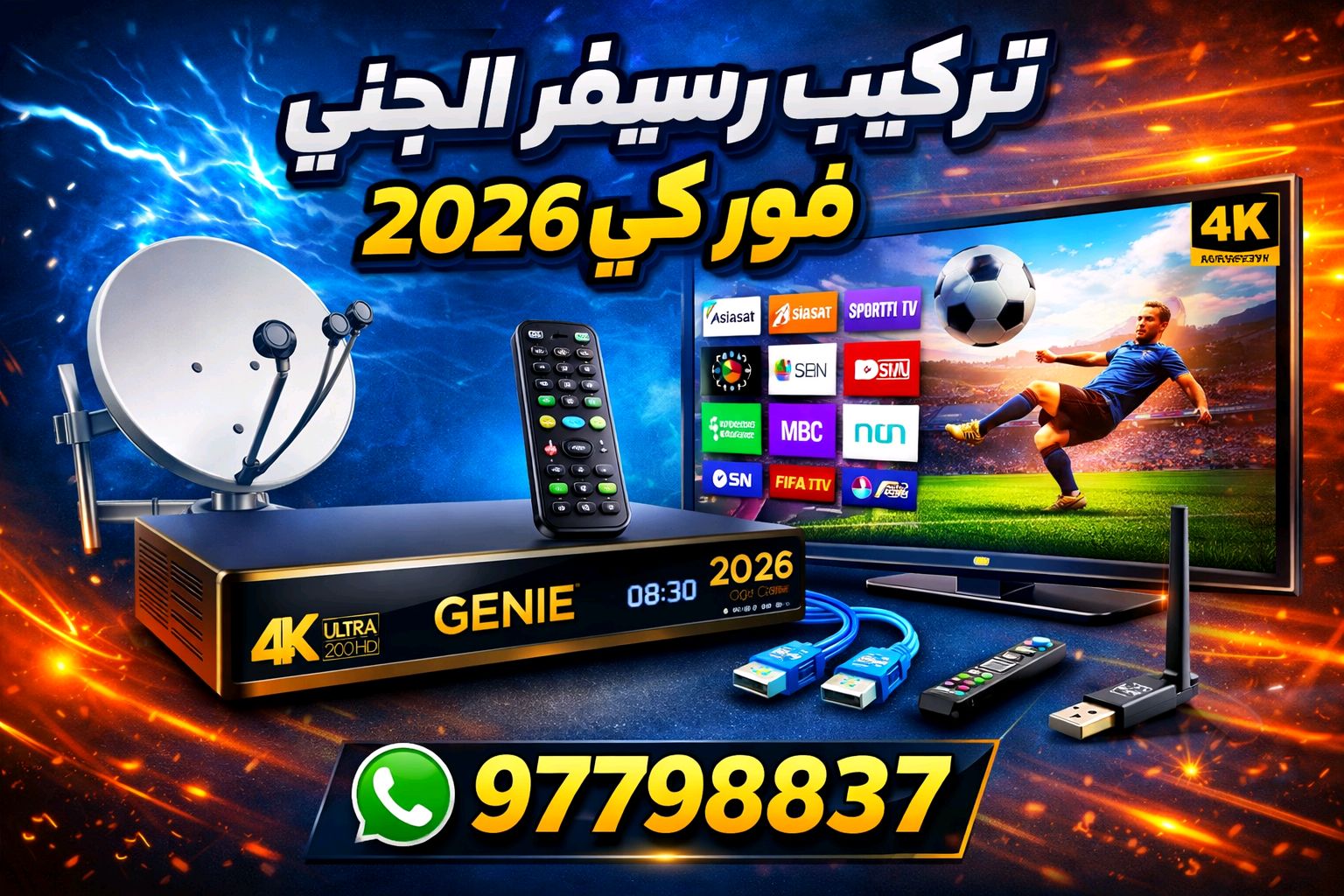 تصليح تلفزيون يوجد ريموت تلفزيون