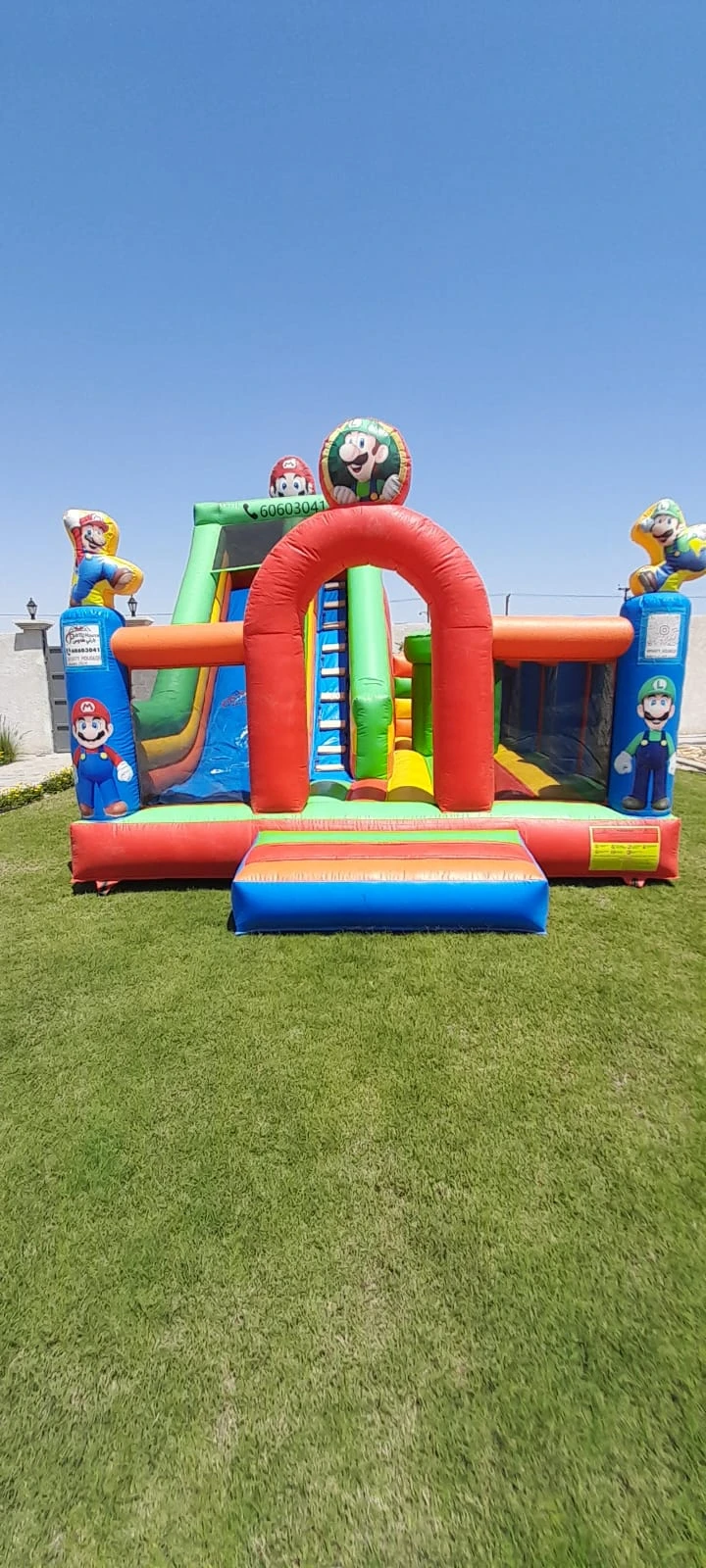 اجار نطاطيات و ملاعب صابوني و كاترينق و العاب كهرباء والكتروني