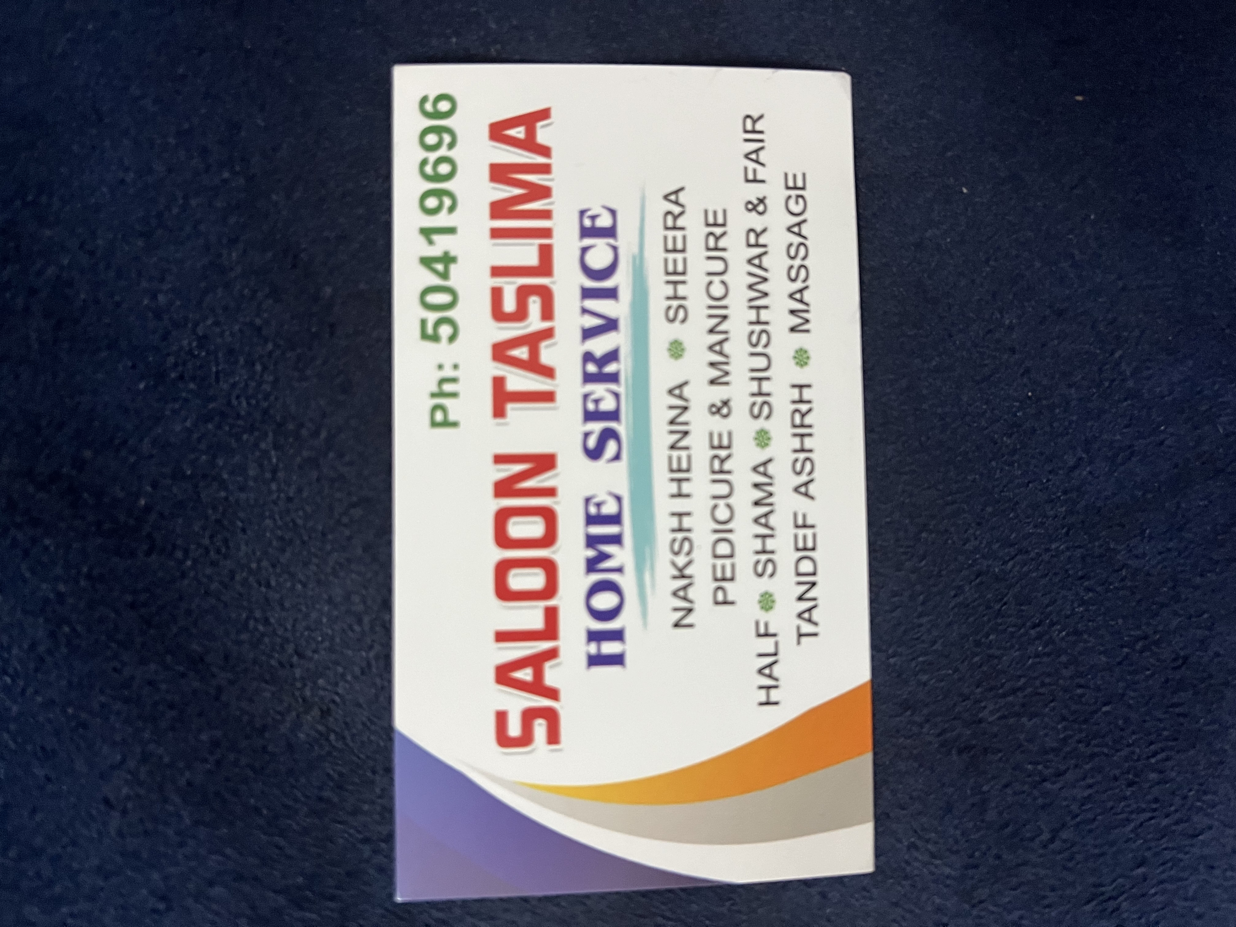Saloon home service