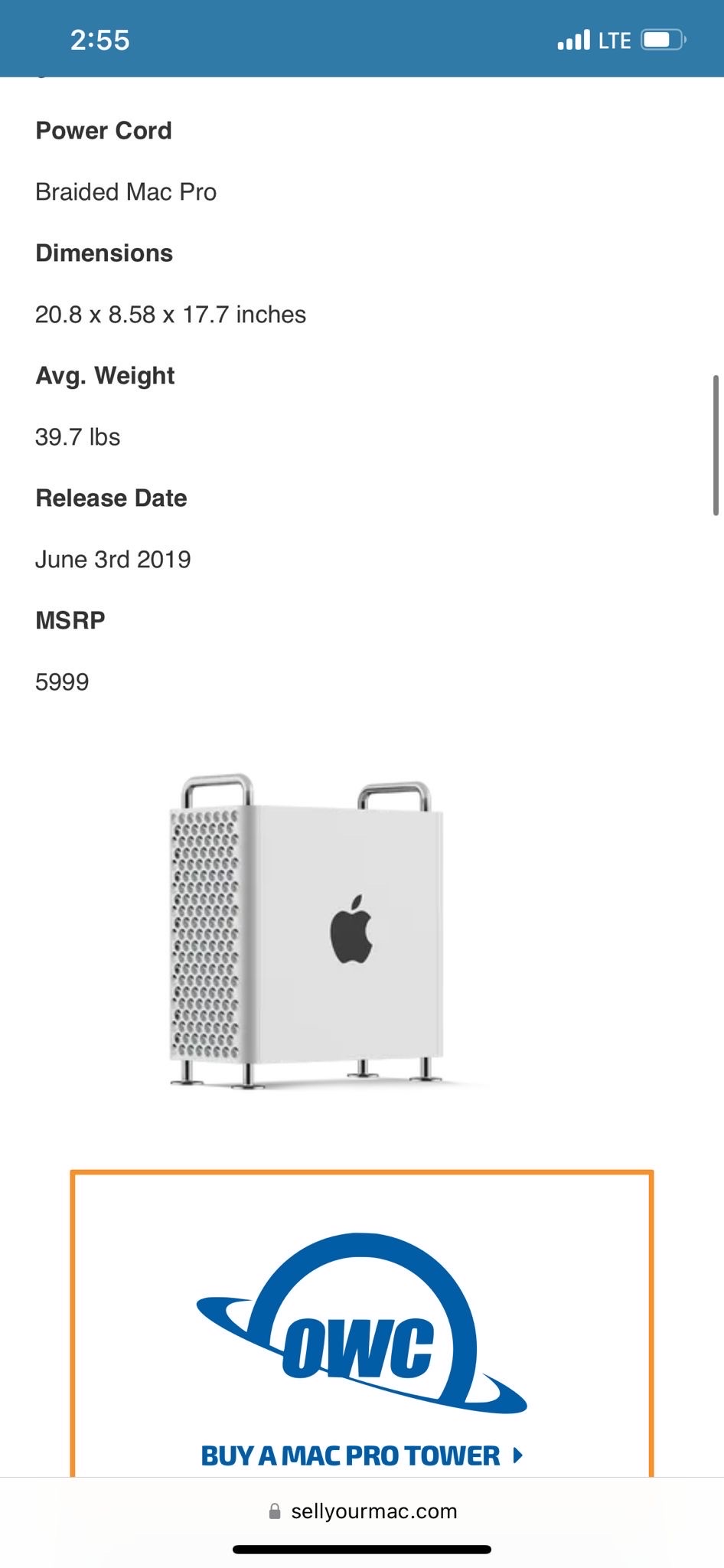 NEW-IN-BOX APPLE MAC PRO PC